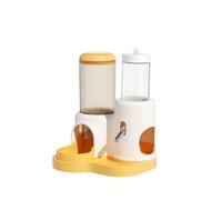 2 en 1 Kit de mangeoire Automatique et de Distributeur d’Eau pour Hamsters, Petits Animaux de Compagnie, cochons d’Inde, gerbilles; Accessoires pour Cages, Fournitures pour Petits Animaux