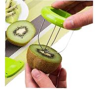 2 en 1 Kiwi Trancheuse Eplucheur Couteau Multifonction Fruit Outil De Kiwi Eplucheur De Raisin
