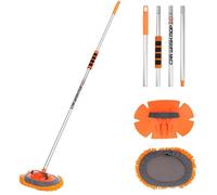 2-en-1 Lave-Auto pour Voiture vadrouille Amovible Brosse plumeau Microfibre RV SUV