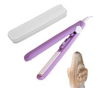 2 en 1 Lisseur Cheveux Mini lisseur de Voyage Professionnel Lisseur Boucleur Cheveux en Céramique pour Tous Types de Cheveux Cadeaux pour Femmes (Violette)