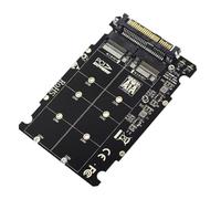2 en 1 M.2 NVMe SATA U2PCB M.2 NVME SSD Clé M Clé B SSD Vers U.2 SFF-8639 Adaptateur PCIe M2 Convertisseur PièCes D'Ordinateur