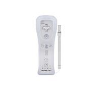 2 en 1 Manette Wiimote Motion Plus pour Nintendo Wii et Wii U Blanc -