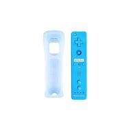 Manette Qumox 2 en 1 Manette Wiimote Motion Plus pour Nintendo Wii et Wii U bleu -