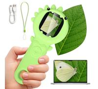 2 en 1 Microscope & Appareil Photo pour Enfants, 500X Portable Kidiscope Autofocus, 2 mégapixels Camera Enfant Double Caméra, Kits éducatifs de Microscopes Licorne Cadeau Jouet pour Filles 3-12 Ans