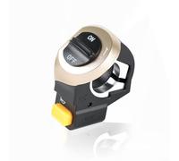 2 en 1 Moto et E-Bike Phare et Klaxon Interrupteur ON/OFF Commande 3 broches SM Connecteur pour guidon 22 mm