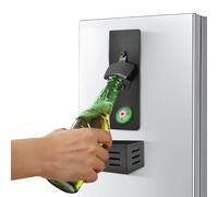 2 en 1 Ouvre Bouteille, Décapsuleur Magnétique avec Cap Catcher, Amovible, Decapsuleur Mural Biere pour Bar Exterieur Jardin Cuisine Terrasse, Cadeau Crémaillère Homme Anniversaire