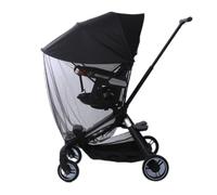 2 En 1 Pare Soleil Poussette Universel avec Moustiquaire Anti-insectes Housse Protection Soleil Poussette Bébé Canopy Ombrelle Anti-UV Imperméable Auvent de Landau Protéger du Soleil, Vent et Pluie