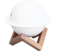 2 en 1 Planet USB Humidificateur Safe 200ml 3 Color Mini Mute LED Planet Diffuseur d'huile essentielle avec lumière de nuit pour la maison et la voiture