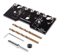 2 en 1 Pocket Hole Jig - Woodworking Drill Guide Tool With Dowel Hole & Pocket Hole Function | Perfect For Furniture Assembly, Repairs & Wood Projects