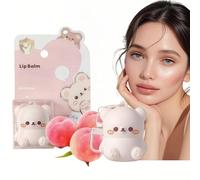 2 en 1 porte-clés ours baume à lèvres, baume à lèvres porte-clés ours mignon, baume à lèvres léger portable/m, hydratant et rafraîchissant Li/p B/alm, Mini Li/p B/alm, L/ip Ba/lm Gloss, L/ip Produits