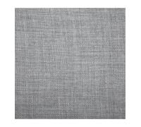 2 en 1 Pouf pliant et coffre de rangement Gris clair aspect Lin 38 x 38 cm