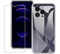 2 En 1 Pour Hotwav Note 13 Pro - Coque Transparente En Silicone Tpu + Protège-Écran
