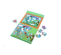 2 en 1 puzzle magnétique - jeu de recherche mystery - insecte multicolor TU