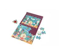 2 en 1 puzzle magnétique - jeu de recherche mystery - sirène multicolore TU