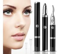 2 en 1 Recourbe Cils Chauffant, et Epilateur Sourcil Femme, Recourbe-cils Électrique Eyelash Curler, Rasoir Sourcil Eyebrow Trimmer, Chauffage Rapide, Rechargeable par USB