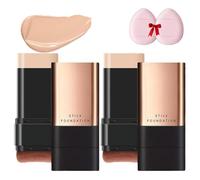 2 En 1 Stick De Fond De Teint Anti-Rides De Luxe,Stick De Fond De Teint Korea Flawless Eraser,BâTon De Fond De Teint Hydratant à Double ExtréMité (Naturel*2, C-3)