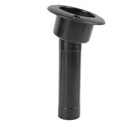 2 en 1 support de tasse de canne à pêche, réglable 0 15 30 degrés de tasse marine Tasse de tasse de marine Abs Round Top Tup Portez pour le yacht et la pêche en bateau (15 degrees)