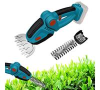2 en 1 Taille Haie Electrique sans Fil pour Makita Batterie, 2500 TR/Min Taille-Herbes avec 2 Lames Portable Cisaille à Gazon Coupe Haie sans Fil pour Coupe, Elagage, Jardin