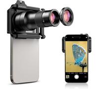 2 En 1 Téléobjectif Ultra Hd 6X Et Objectif Macro 150 Mm Avec Clip Universel, Kit D'Objectif Pour Smartphone Adapté À La Plupart Des Téléphones Mobiles[PRO52909134]