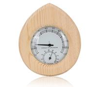 2 en 1 Thermomètre Hygromètre de Salle de Sauna, Thermo-Hygromètre Mural en Forme de Goutte