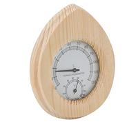 2 en 1 Thermomètre Hygromètre de Salle de Sauna, Thermo-Hygromètre Mural en Forme de Goutte
