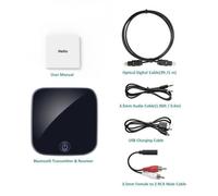 2 en 1 Transmetteur et récepteur Bluetooth APTX numérique optique Toslink sortie