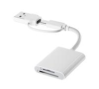 2 en 1 USB Type C Lecteur de Carte Adaptateur pour Ordinateur Portable Accessoires Lecteur de Carte Mémoire Accessoires Electronique USB C Standard