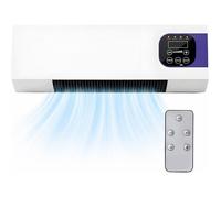 2 en 1 Ventilateur Mural Avec Télécommande,Polyvalent Ventilateur Portables, Sans Unité Extérieure pour bureau, dortoir, étudiant