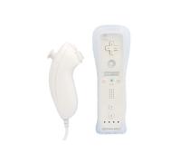 2 en 1 Wii une manette Motion Plus intégré in Motion Nunchuck pour Wii Blanc