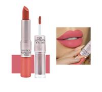 2 en1 Rouge à Lèvres Liquide Mat Tenue Waterproof Liquid Lipstick Matte Pour Les Lèvres Longue Durée Pour Femmes Filles (007)