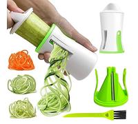 2 en1 Spiraliseur de légumes, Spaghettis de Légumes Spiralizer, pour Vos Légumes - Spirales, Juliennes, Spaghettis, Nouilles, Rubans, Courgettes
