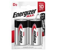 Energizer Piles alcalines MAX D/LR20 1,5 V – Lot de 2