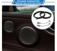 2 Ensemble Bague D'Espacement Pour Haut-Parleur Tweeter Pour Honda Civic 2006-2011 Étanche Pour 6,5'' Abs Noir Avant