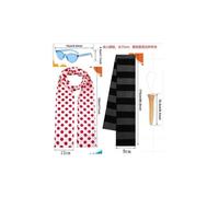 (2) Ensemble de costumes de jeu de rôle Minions avec bonnet chauve, écharpe et faux nez Ensemble d'accessoires