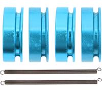 2-Ensemble De Mâchoires D'Embrayage En Alliage D'Aluminium Rc Avec Réglage De Ressort Pour Voiture Hsp 1/10 Télécommandée(Bleu) Accessoires Pour Modèles De Voitures