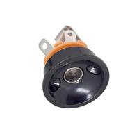 2. Ensemble de prises professionnelles pour guitare électrique - Texture métallique - Prise jack monocanal pour basse et guitare - Prise jack mono en laiton