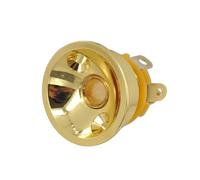 2. Ensemble de prises professionnelles pour guitare électrique - Texture métallique - Prise jack monocanal pour basse et guitare - Prise jack mono en laiton