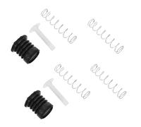 2 Ensembles Bouchon de Vidange pour Lave-linge, Tige à Ressort | Pièce de Rechange pour Machine à Double Cuve, Usage Domestique, Format 11x4, 5x4, 5cm, Anti-fuite
