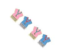2 Ensembles Broche De Dessin Animé Broche Mignon Épingles Dame Épingle À Nourrice Broche Créative Bouton De Col Bouton Châle Broche Broche Alliage 2 Pièces * 2
