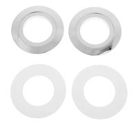 2 Ensembles Convertisseur de Bouton-poussoir Wc Double Chasse | Plaque de Conversion en Plastique, Installation Facile, Usage Salle de Bain Maison et Hôtel, Stable