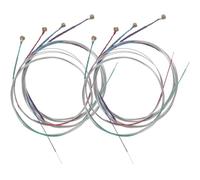 2 Ensembles Cordes D'alto en Acier Inoxydable, Lot de Sets | Alliage Métallique, Timbre Doux Bruit, Remplacement pour Alto, Volume Accru