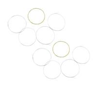 2 Ensembles Cordes de Banjo à 5 en Acier Inoxydable | Fil Acier Inoxydable, Usage Studio et Scène, Chaleur Renforcée, Forte Résistance à L’usure