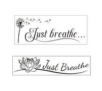 2 Ensembles D'Autocollants Muraux À Phrases Anglaises, Autocollants Muraux De Citation Inspirants, Autocollants Muraux De Décoration De Maison, Autocollants Muraux Simples Et Polyvalents.