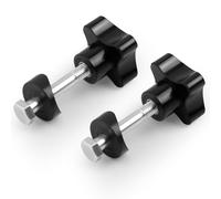 2 Ensembles de Boutons de Remplacement pour Déambulateur, Ganter Normelemente Bouton de Déambulateur d'Entraînement Boutons Universels de Pièces de Déambulateur pour Déambulateur (Noir)