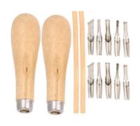 2 ensembles de coupe-linoléum de sculpture multi-lames, outils de linogravure tranchants, kit de sculpture de timbres faits à la main pour les projets de création artistique de