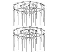 2 ensembles de grilles pour friteuse à Air, support de Kebab et support brochettes pour une cuisson uniforme, accessoires brochettes Barbecue allant au four