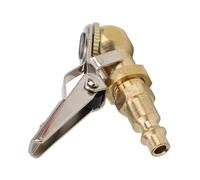 2 Ensembles de Mandrin d'air à Bille Fermée, 1/4 Pouces FNPT, 150PSI, Anti-Fuite, Mandrin d'air de Gonfleur de Pneu à Clip de sécurité pour Voiture Camion Moto Vélo