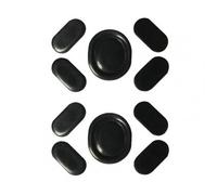 2 ensembles de patins de souris de 0.6mm pour Logitech G102/G203/G Pro, tapis de souris Laser, patins noirs de remplacement