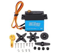 2 ensembles de servomoteurs numériques 20 kg, faible bruit, haute torsion, 270 degrés, 25 T, servo numérique RC pour voitures et robots RC