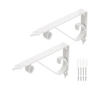 2 ensembles de supports d'étagères en fer robustes, support d'angle triangulaire mural for cuisine, balcon, atelier, salon, étude Pour Maison